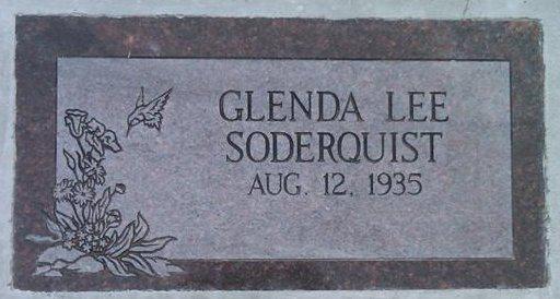 Autumn brown flat granite marker